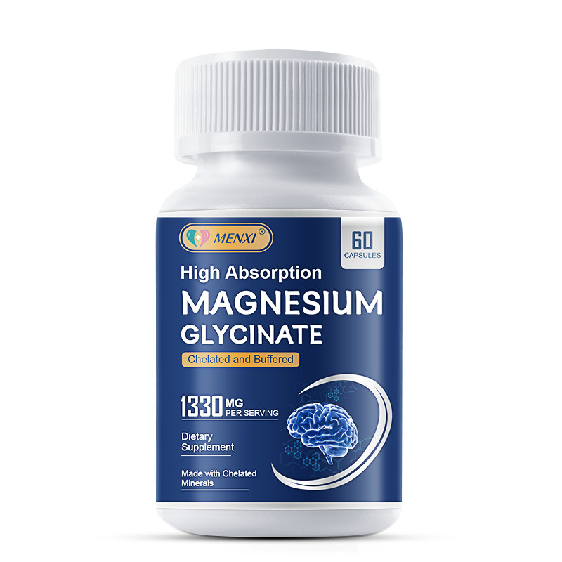 MX 60Pcs Magnesium Glycinate Tablet 1330MGc High Absorption Muscle Health