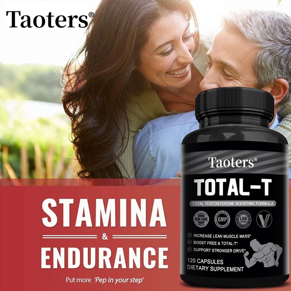 TOTAL-T – Testosteron Booster for Men, Improve Muscle Strength-FOR MEN WOMEN