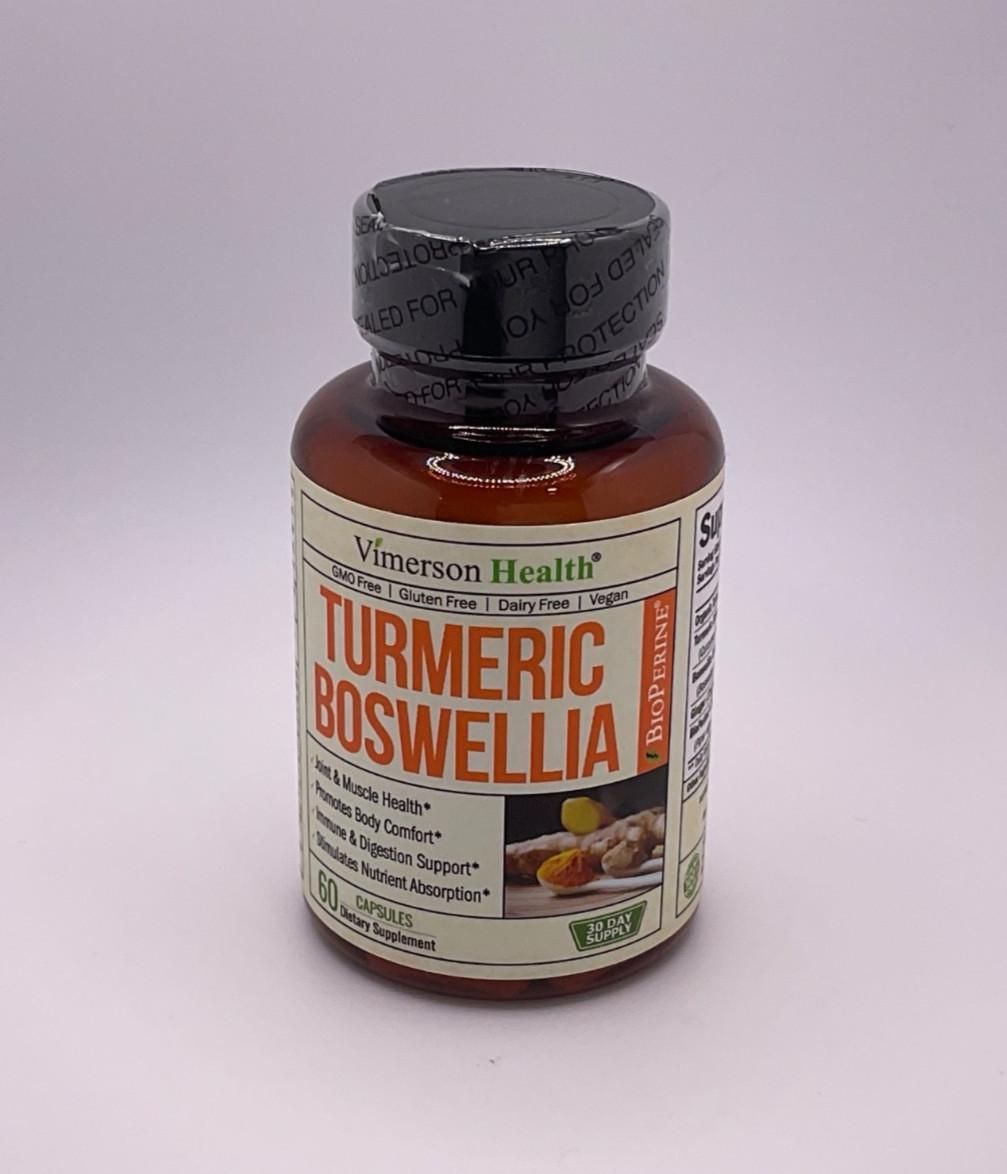 Vimerson Health Glucosamine Chondroitin MSM Turmeric Boswellia 90 Ct ~ Exp 7/26