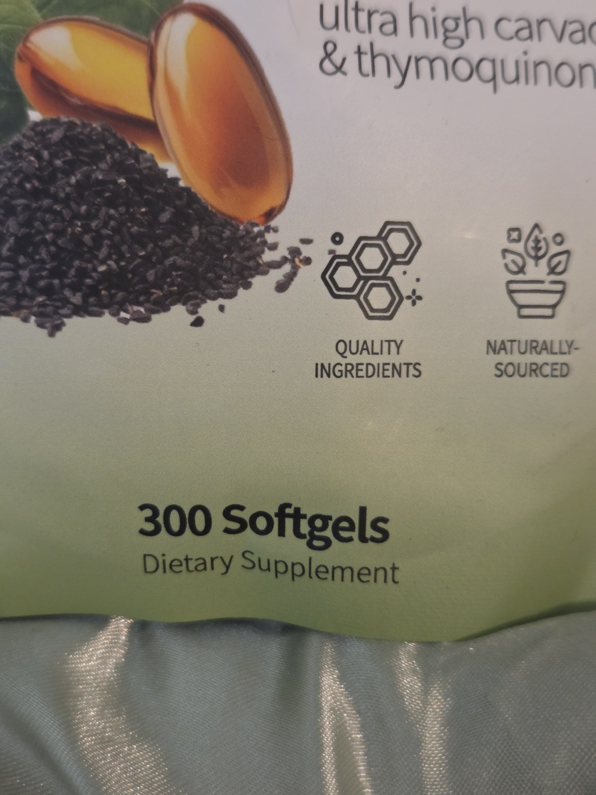 Oil of Oregano + Black Seed Oil Softgels- 300 Ct Wellness Health Supplement