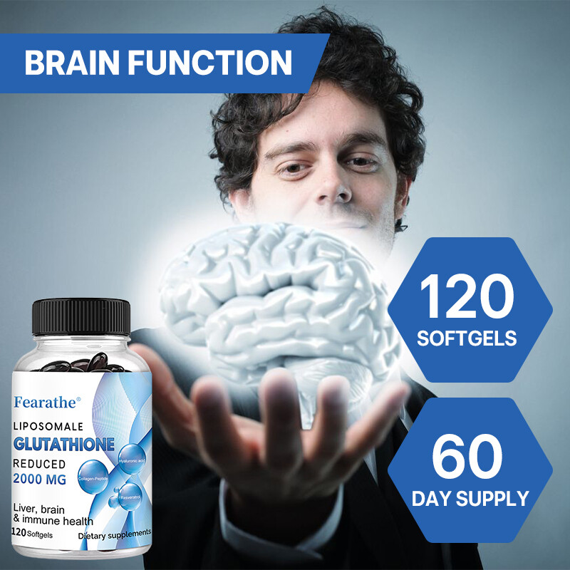Glutathione Liposome 120 Softgel Liver Dual Effect Antioxidant Immune Health