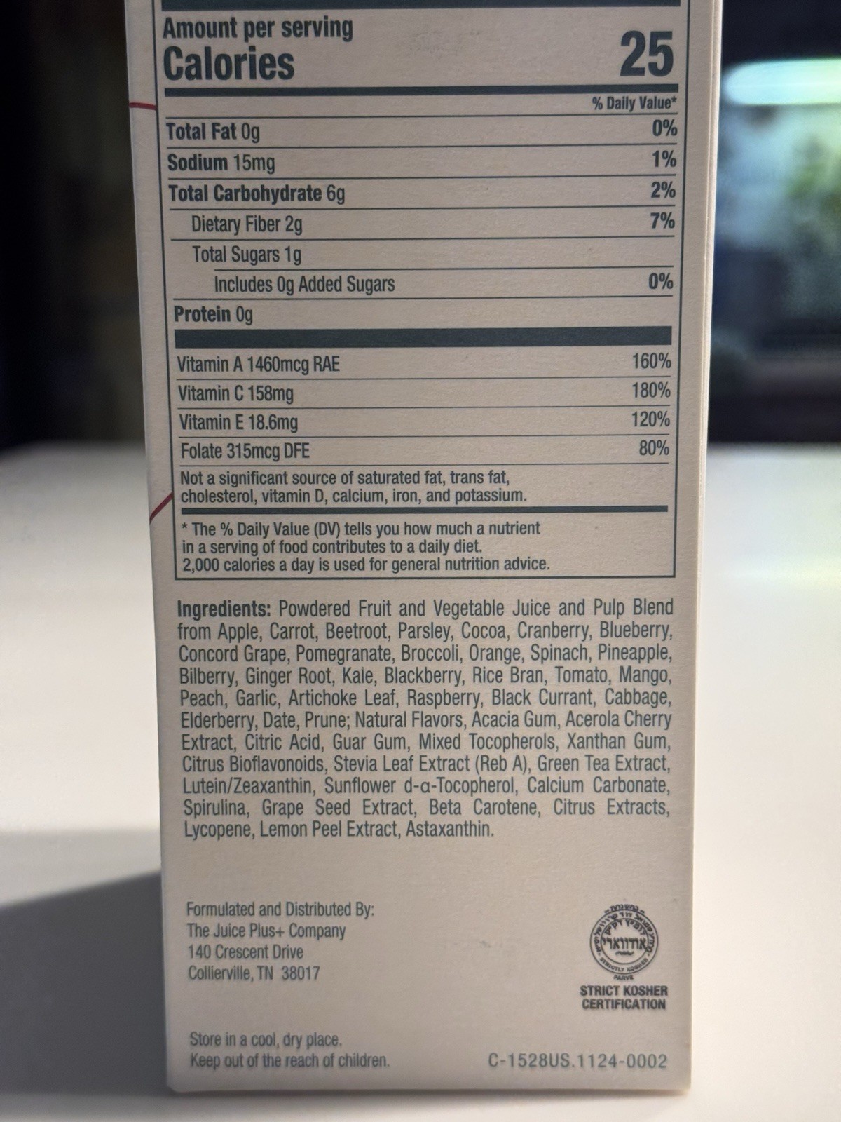 Juice Plus+ Superfood Powder Natural Flavors 30 Stick Packs 7.5 oz Exp 07/2026