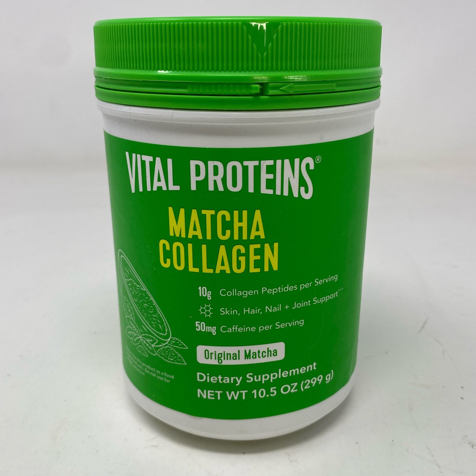 Vital Proteins Matcha Collagen Powder, Original Matcha, 10.5 oz