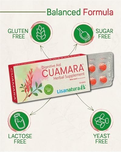 Lisanatura Digestive Aid Cuamara Herbal Food Supplement – 30 Tablets
