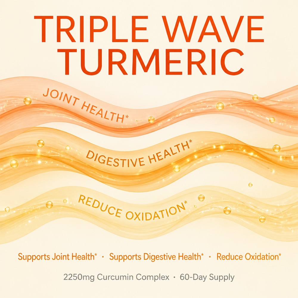 NutriFlair Premium Turmeric Curcumin – High Absorption Supplement, 120Caps