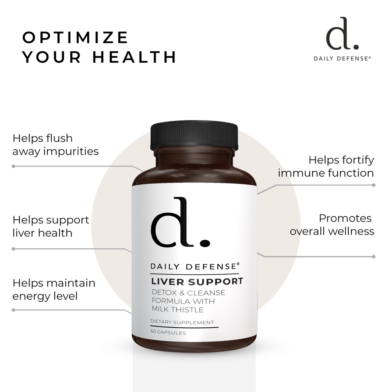Daily Defense Liver Detox 60 capsules