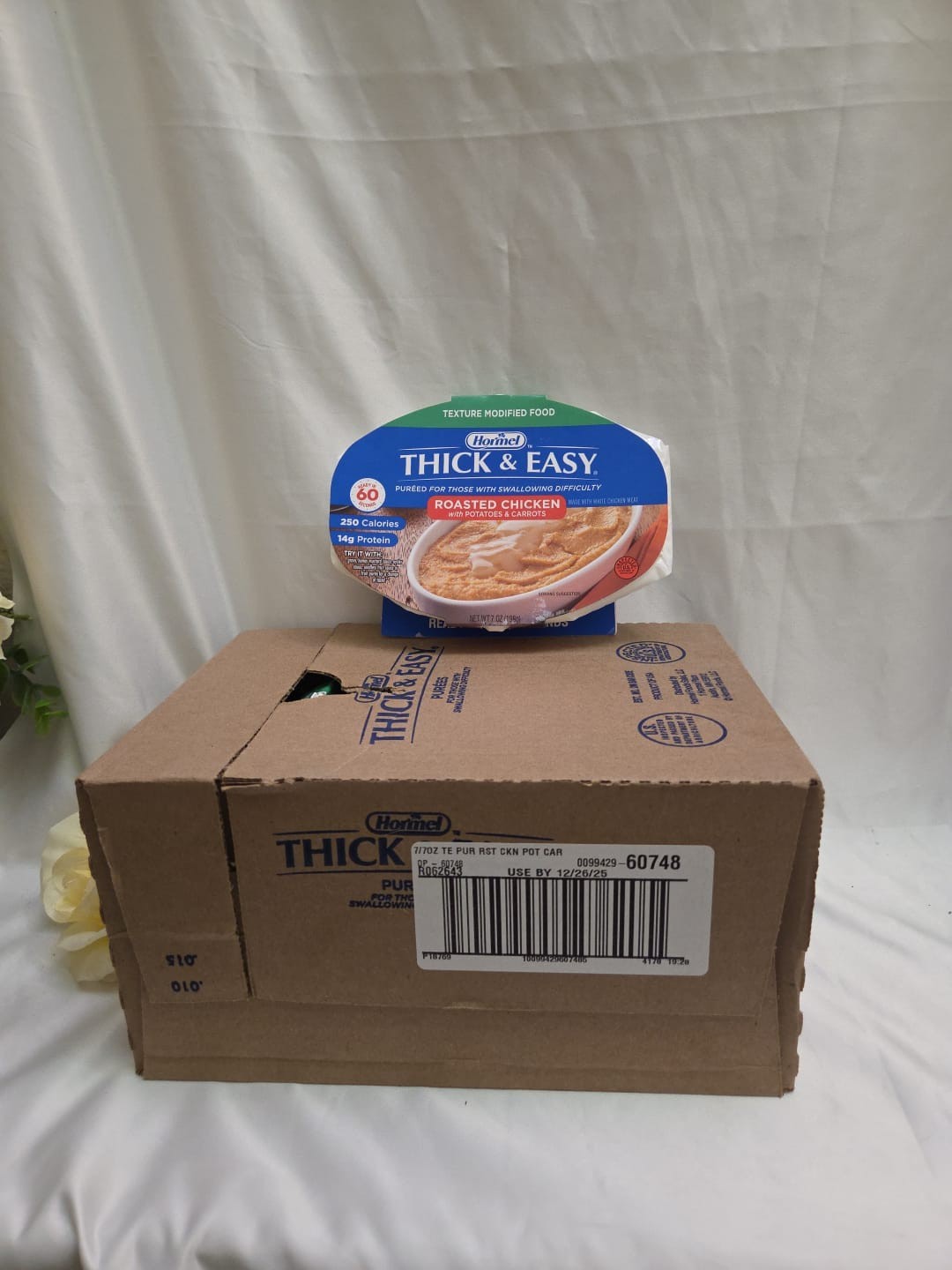 Thick & Easy 60748 Purees Microwave Meal Roasted Chicken Dinner 7.oz (7 Count)