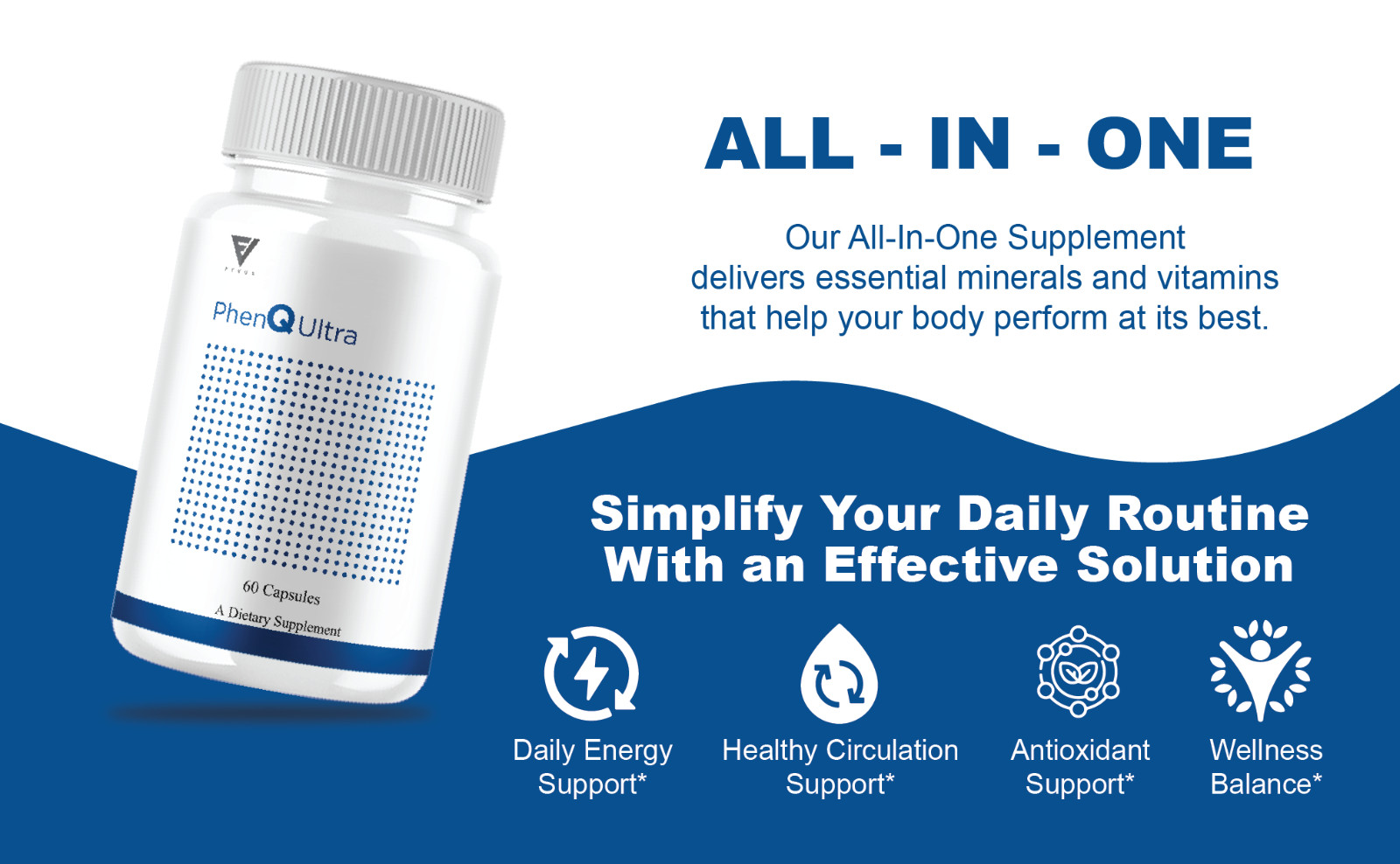 PhenQ Ultra Weight Management Support, PhenQUltra Pills (60 Capsules)