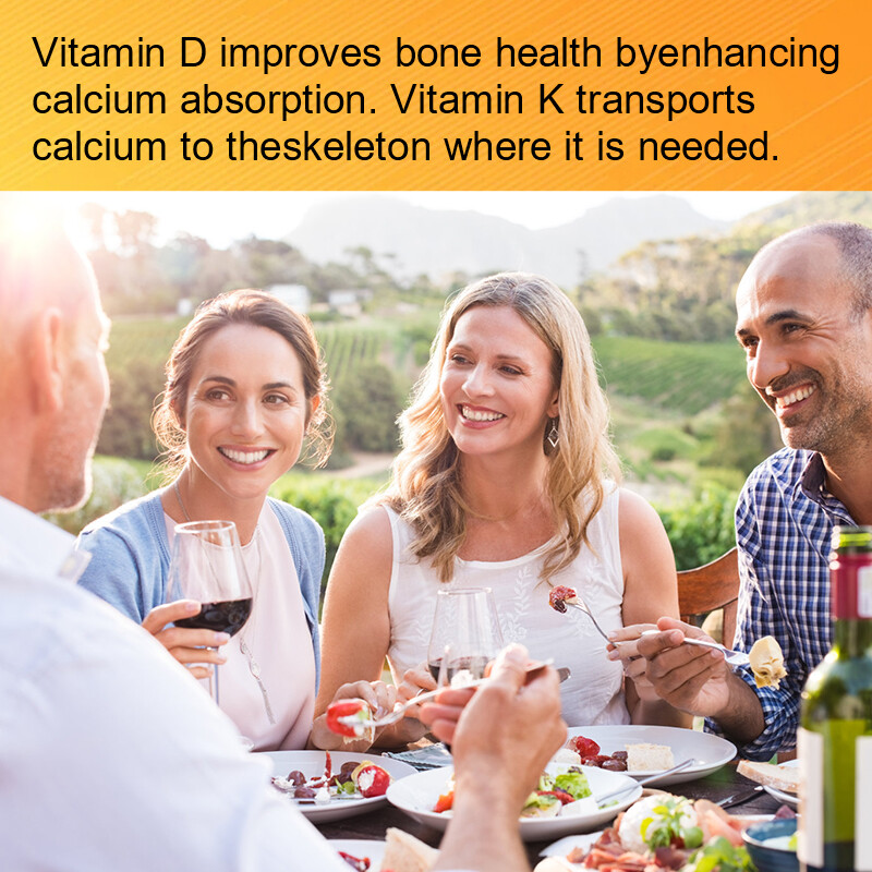 Vitamin D3 1000 iu K2 (MK-7) Supports Calcium Absorption, Bone, Immune Health