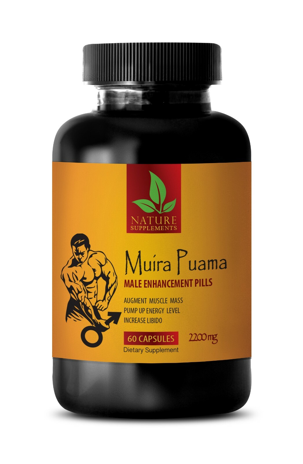 muira puama extract – MUIRA PUAMA 2200mg – male enhancment – 60 Capsules
