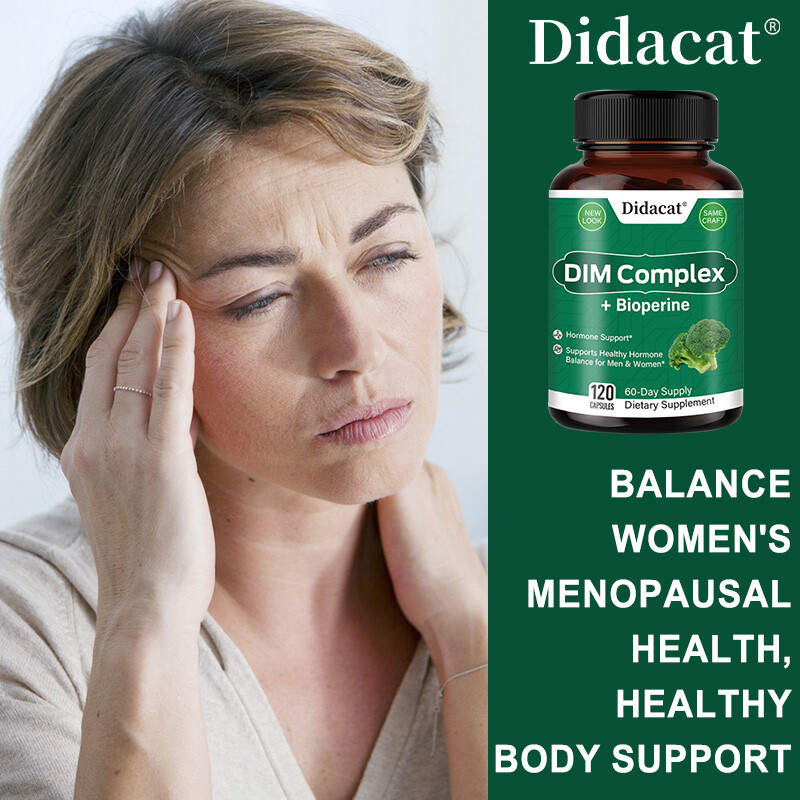 DIM Complex, With Bioperine, Premium Hormonal Support Formula For Men & Women
