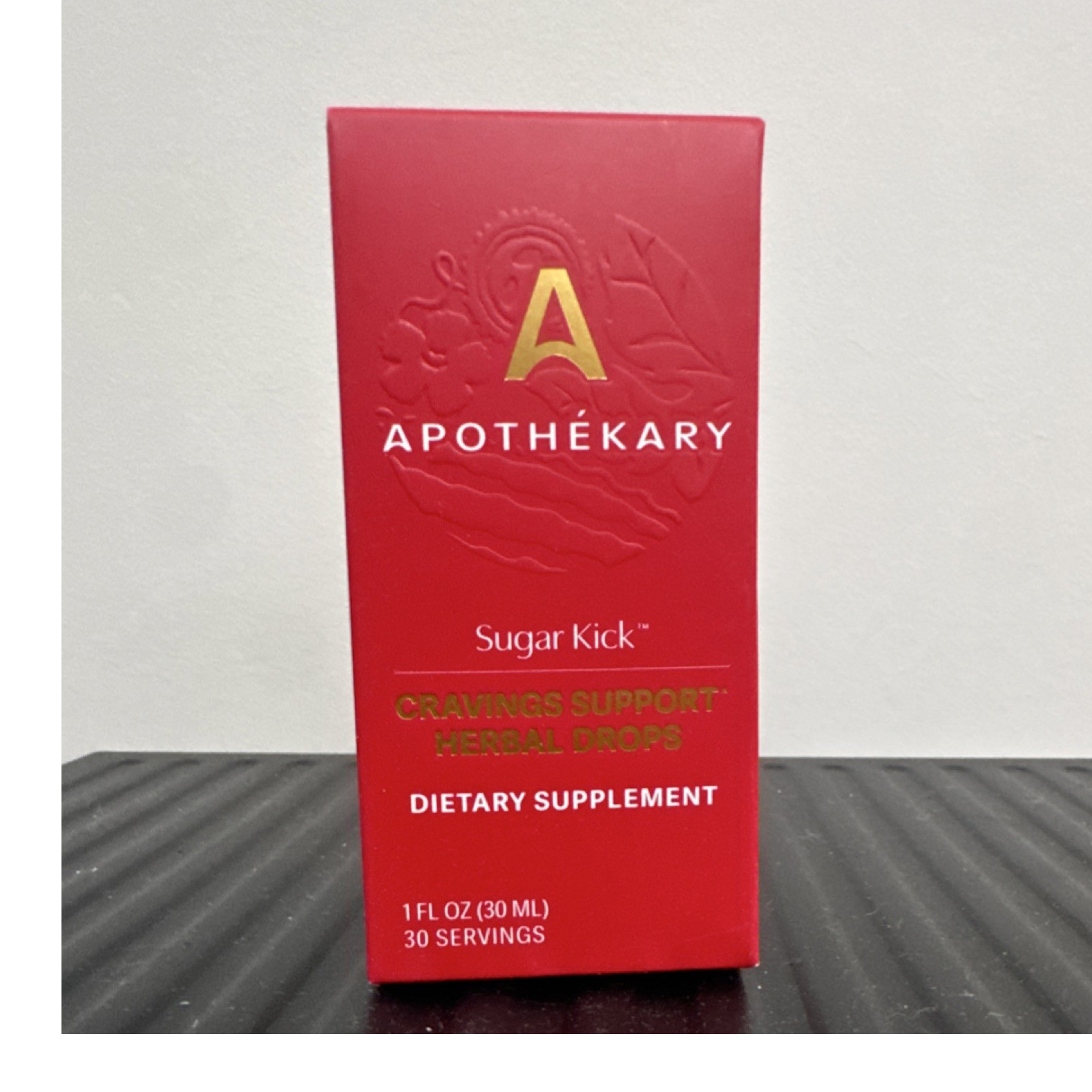 Apothékary Sugar Kick Herbal Drops Cravings Support Plant Based 1 fl oz