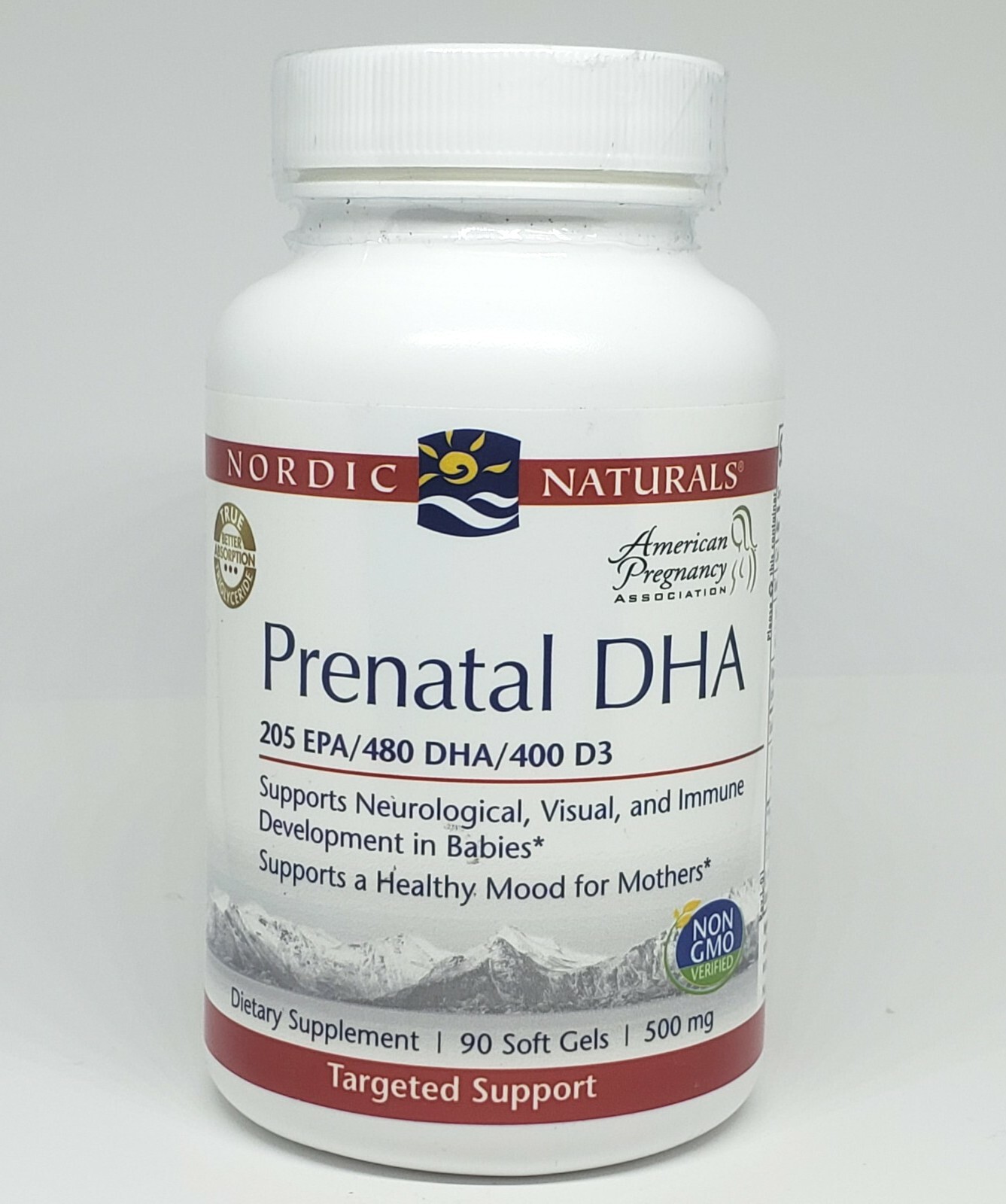 Nordic Naturals PRENATAL DHA – 90 Ct 500mg Supports Brain Development *SEALED *