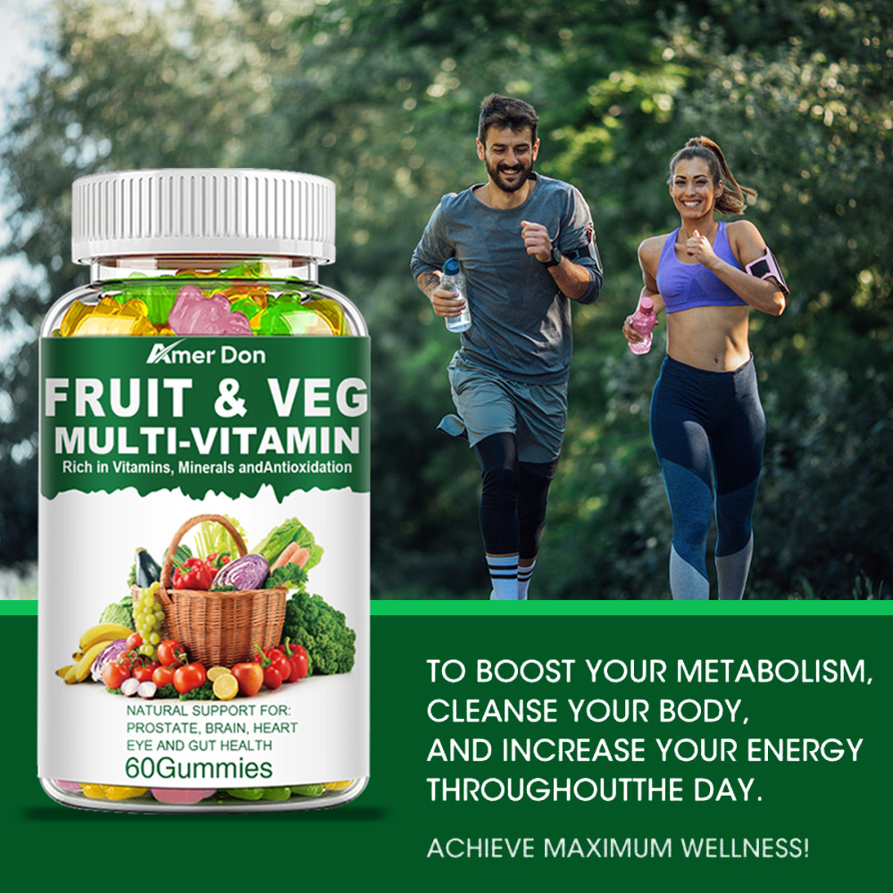 Fruits&Veggies 60 Fruit&Veggie Supplement Gummies Vitamins&Minerals