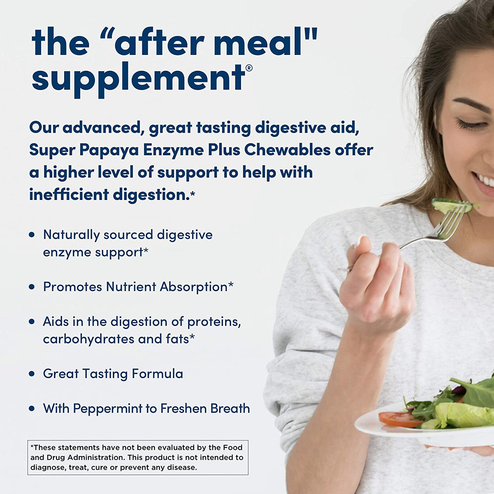 American Health Super Papaya Enzyme Plus 360 Chew Tablets