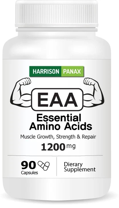 Essential Amino Acids EAA High Potency Muscle Support Capsules | Pack of 2.