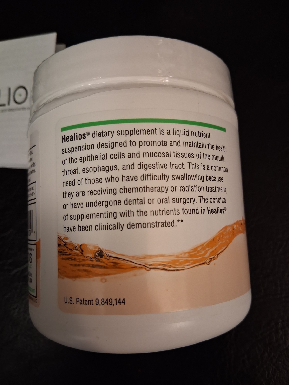 Healios Oral Health Supplement Powder Orange