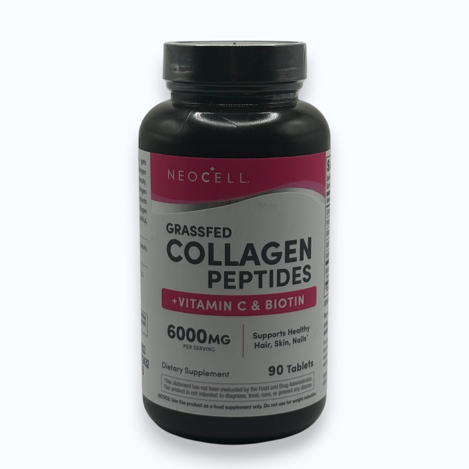 NeoCell COLLAGEN PEPTIDES 6000mg Vitamin C & Biotin 90 Tablets – NEW!!!