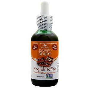 Sweetleaf Sweet Drops – Flavored Stevia Sweetener English Toffee 2 fl.oz