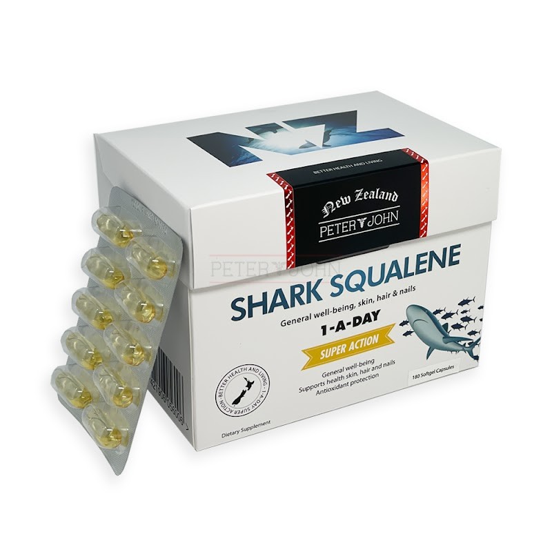 Shark Squalene Softgels (180 Capsules) – 3 Pack