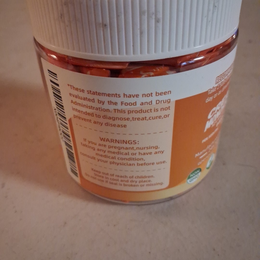 Creatine Monohydrate Chews 6400mg Advanced Complex Orange Flavor Vegan 60 Ct NEW