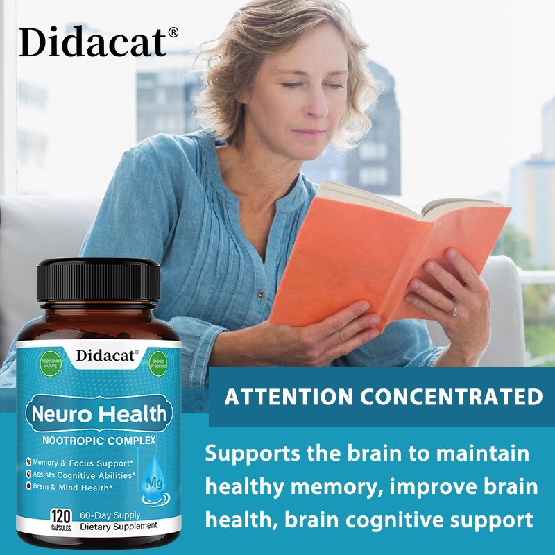 Brain Health Complex | Memory, Focus & Cognitive Support, 30/60/120 Capsule