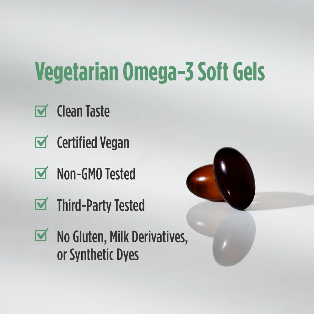 Nordic Naturals Algae Omega – Vegan Omega-3s, 90 Count