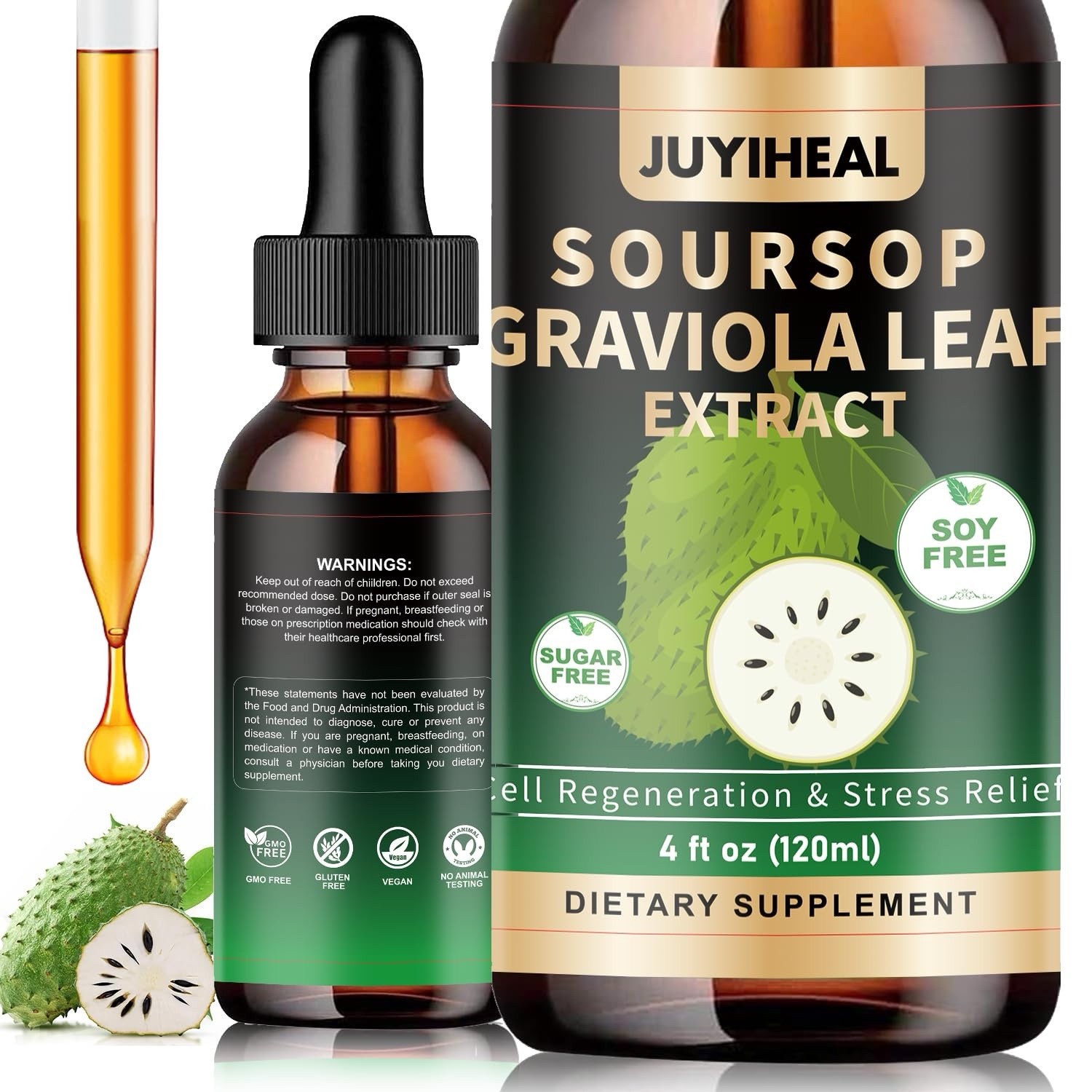 Soursop Graviola Leaf Extract Liquid 120 Ml