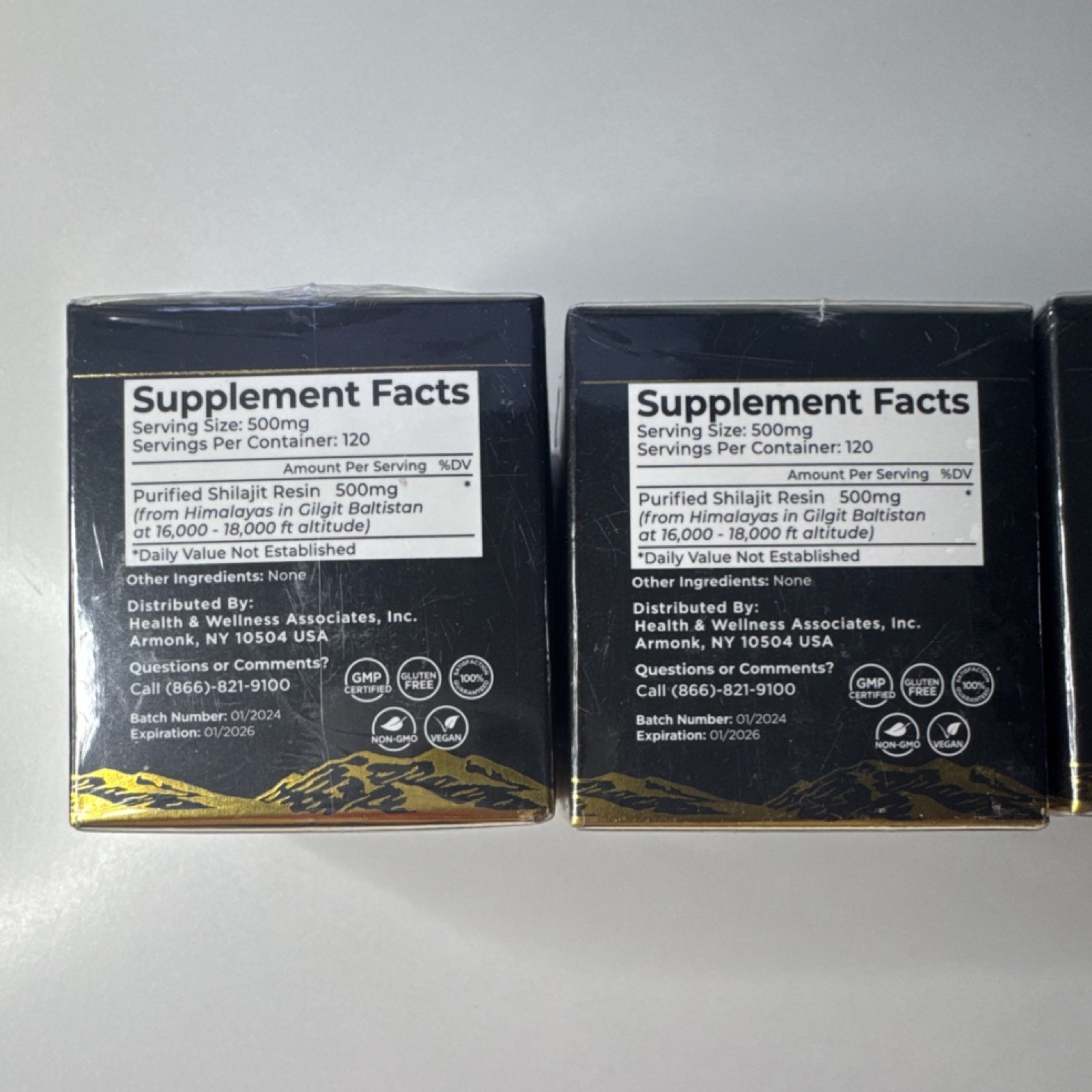 4Wellness LabsRX Shilajit Resin 60g 40% Fulvic Acid GMP Certified Non-GMO Vegan