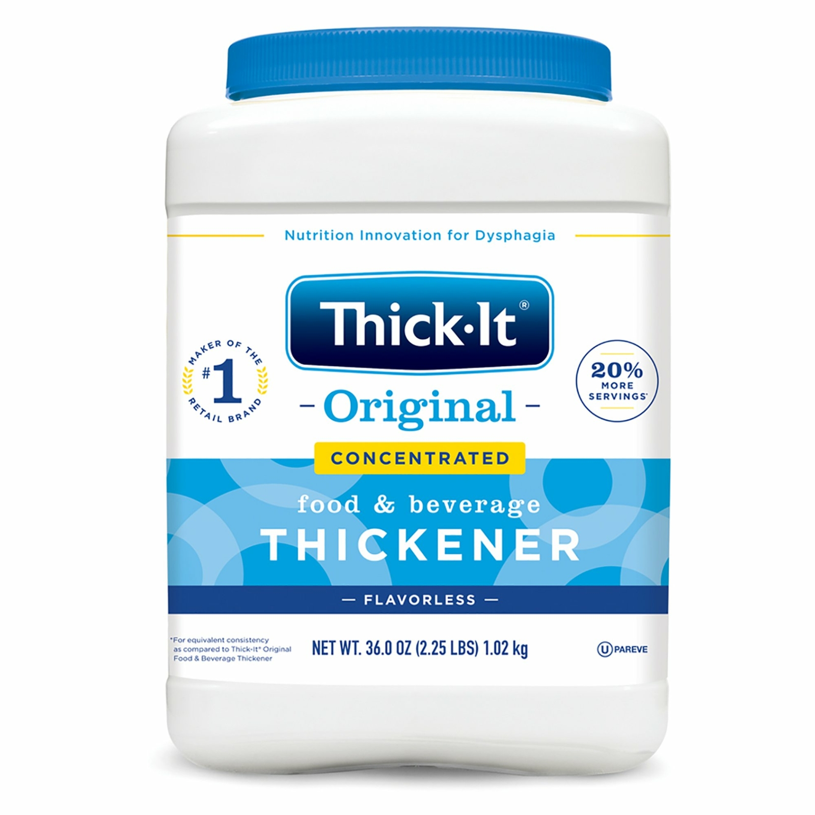 Thick-It Original Concentrated Food & Drink Thickener Unflavored 36 oz. Canister