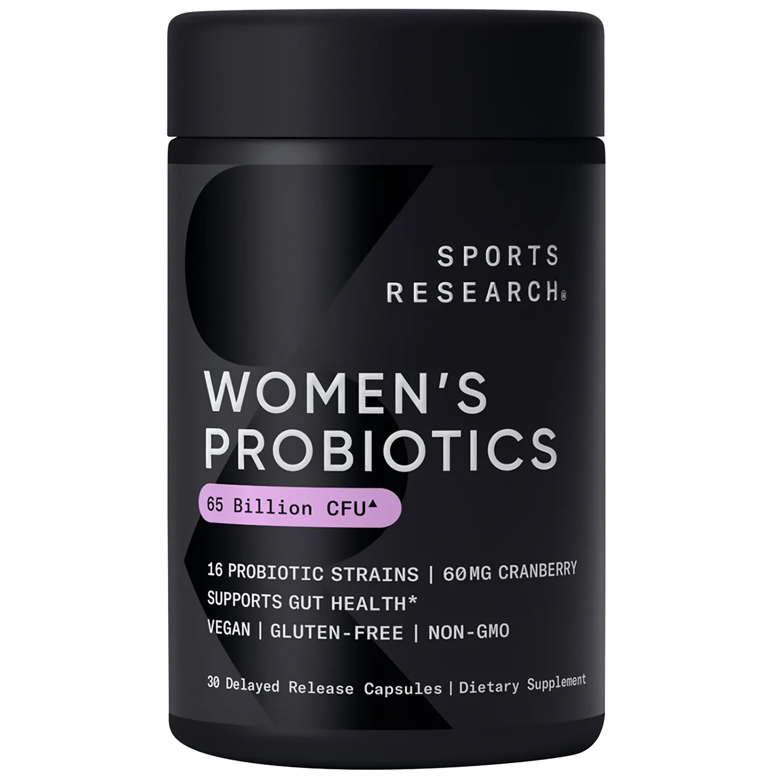 Sports Research Women’s Probiotics Cranberry + Prebiotics – 30 Capsules