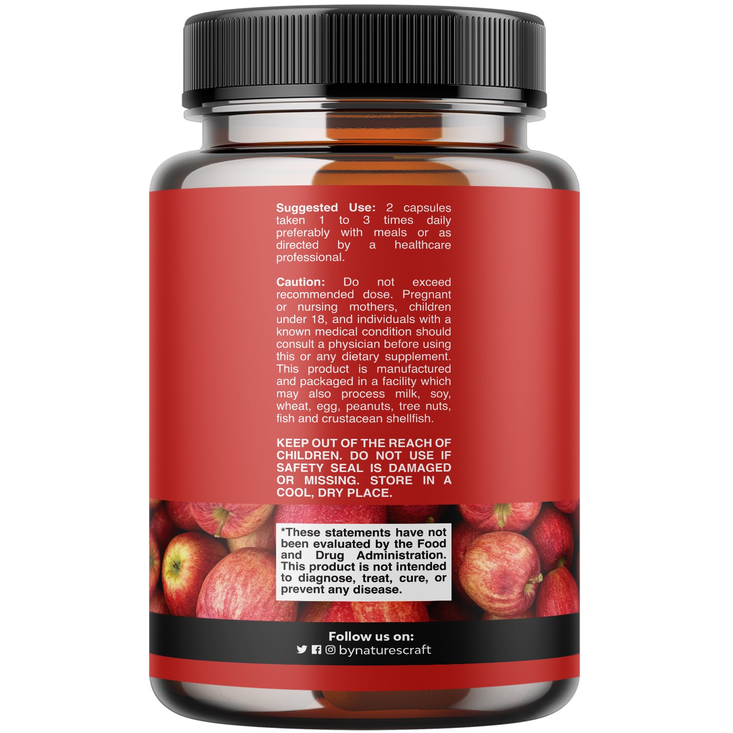 Apple Cider Vinegar Pills – for Weight Loss 1000mg Per Serving Extra Strength