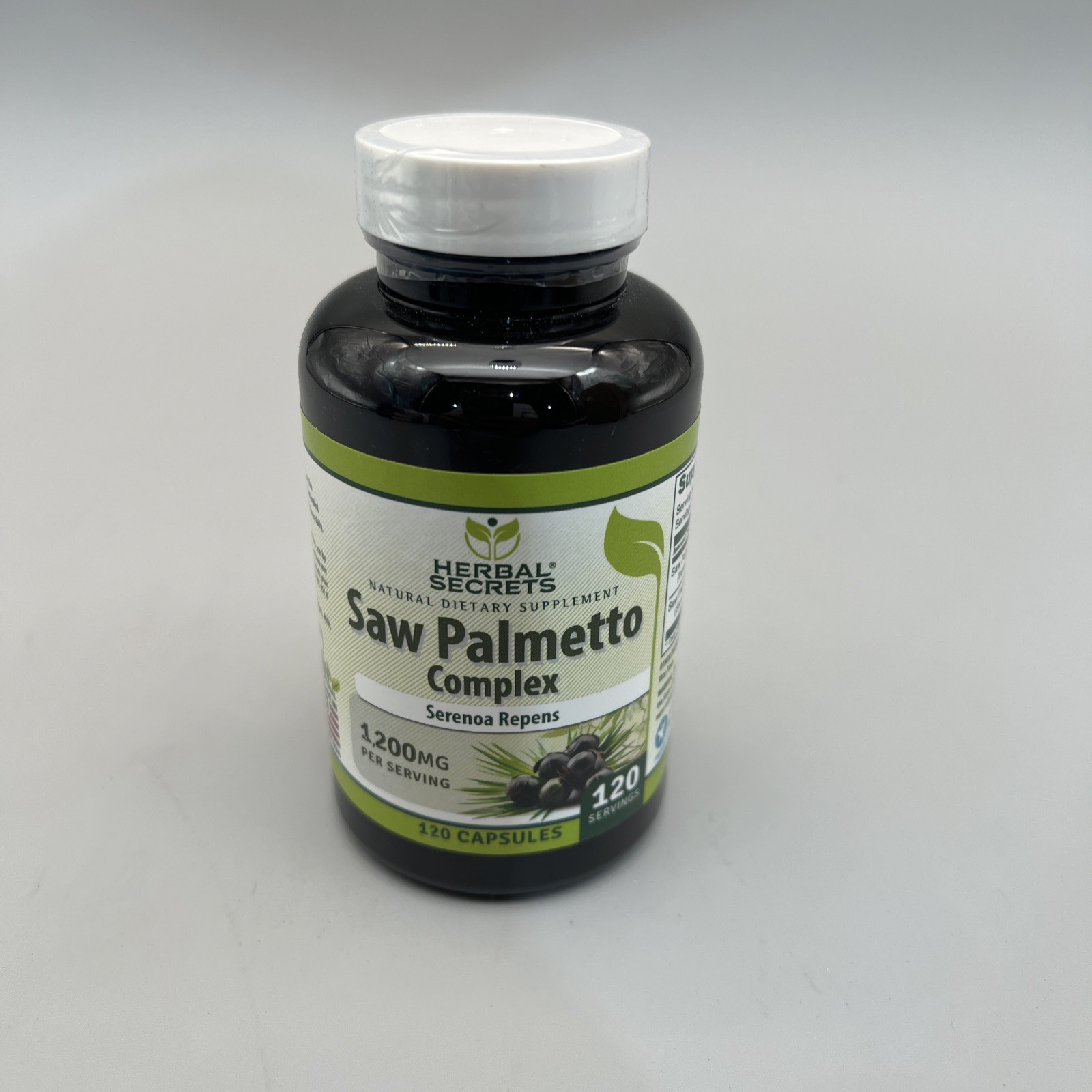 Herbal Secrets Saw Palmetto Complex 120 Capsules Exp 02/28