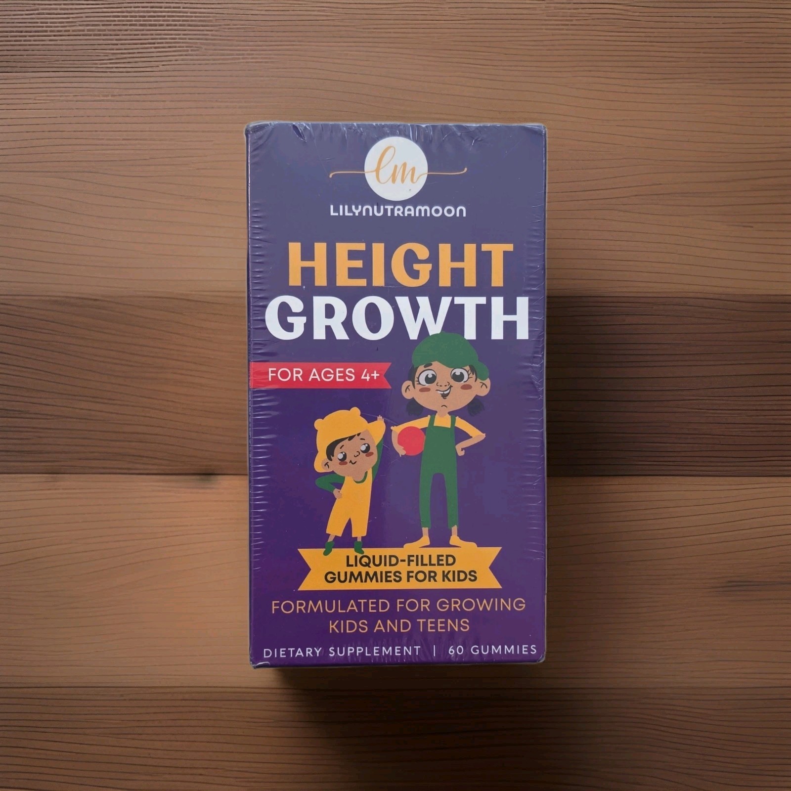 Height Growth Gummies Maximizer Vegan Joint Bone Immune 60 ct