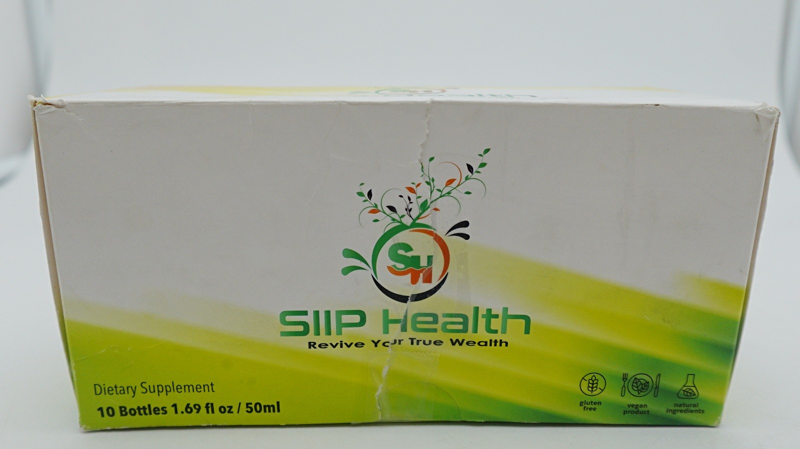 SIIP Health 10 Bottles Dietary Supplement All Natural Drink Exp 4/2026
