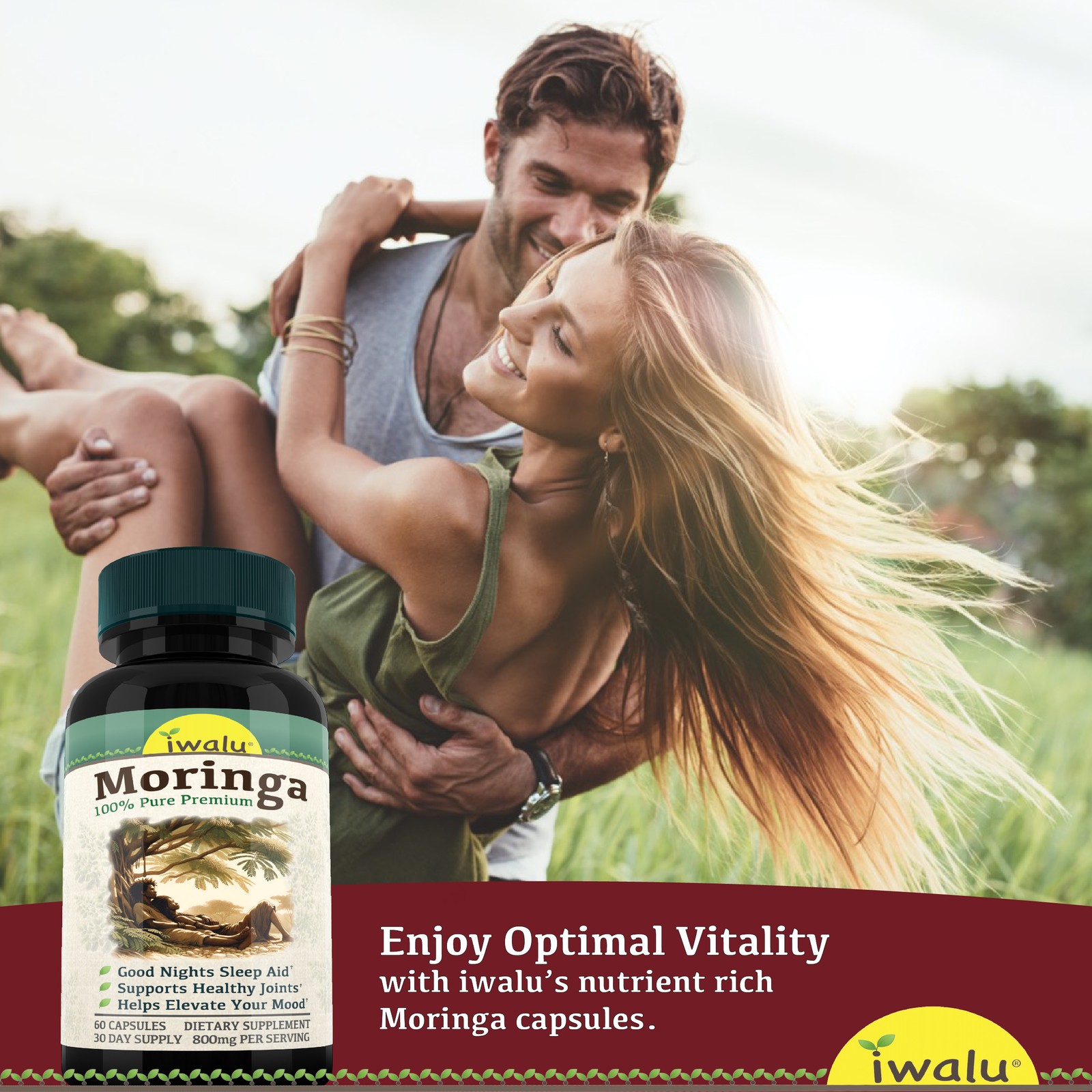 Morning Recovery – Bounce Back And Feel Great After A Night Out, Moringa Capsule