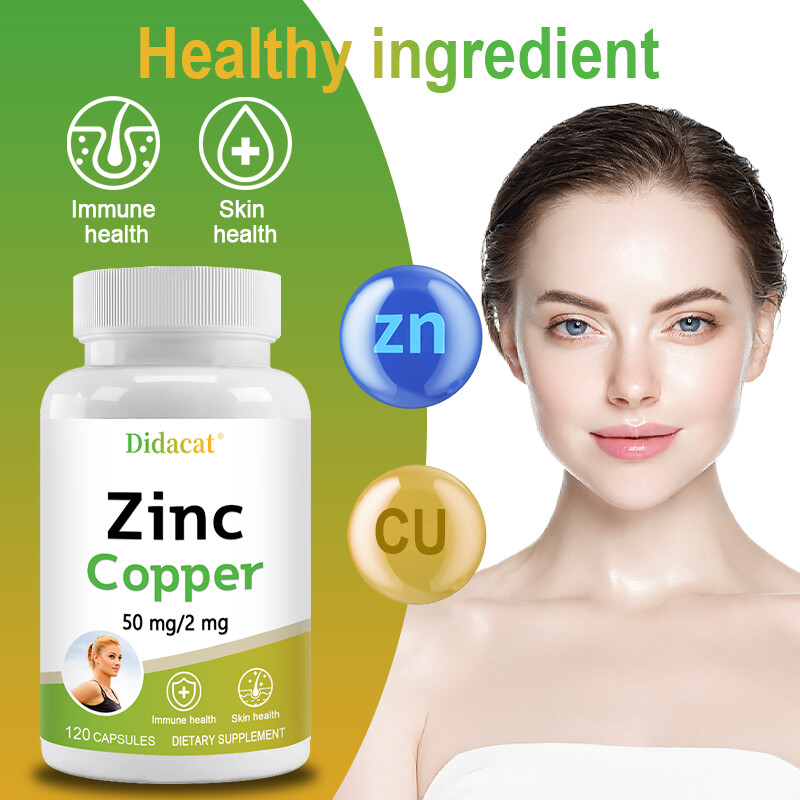 Zinc Copper 50mg/2mg Supports Immunity and Skin Health