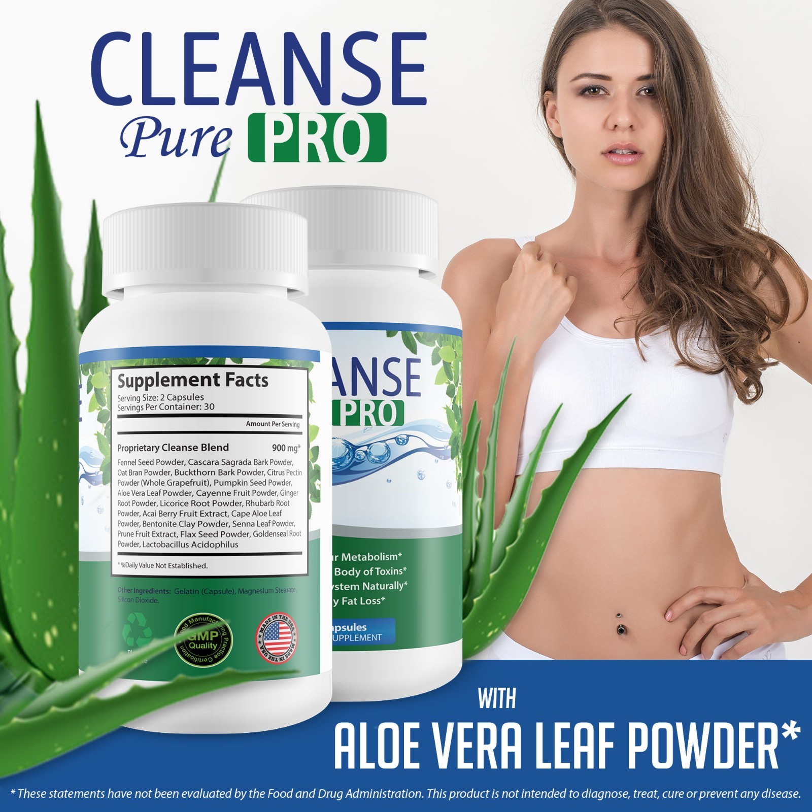 Cleanse Pure Pro – Our Best Cleansing Supplement – Gut Cleansing – Men & Women