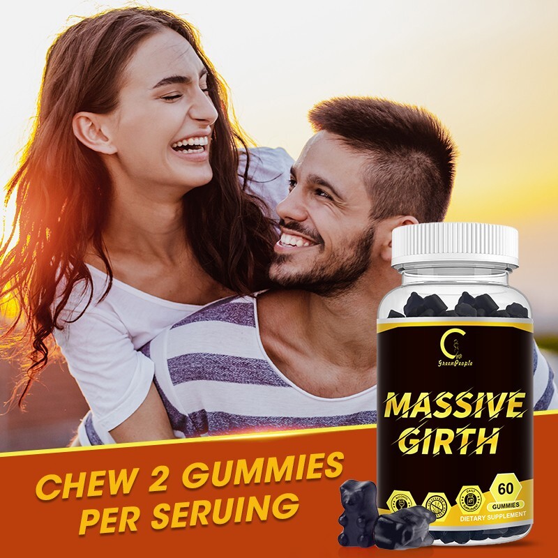 Massive Girth Gummies, Grow Naturally Enlarge Male Enhancing Supplement