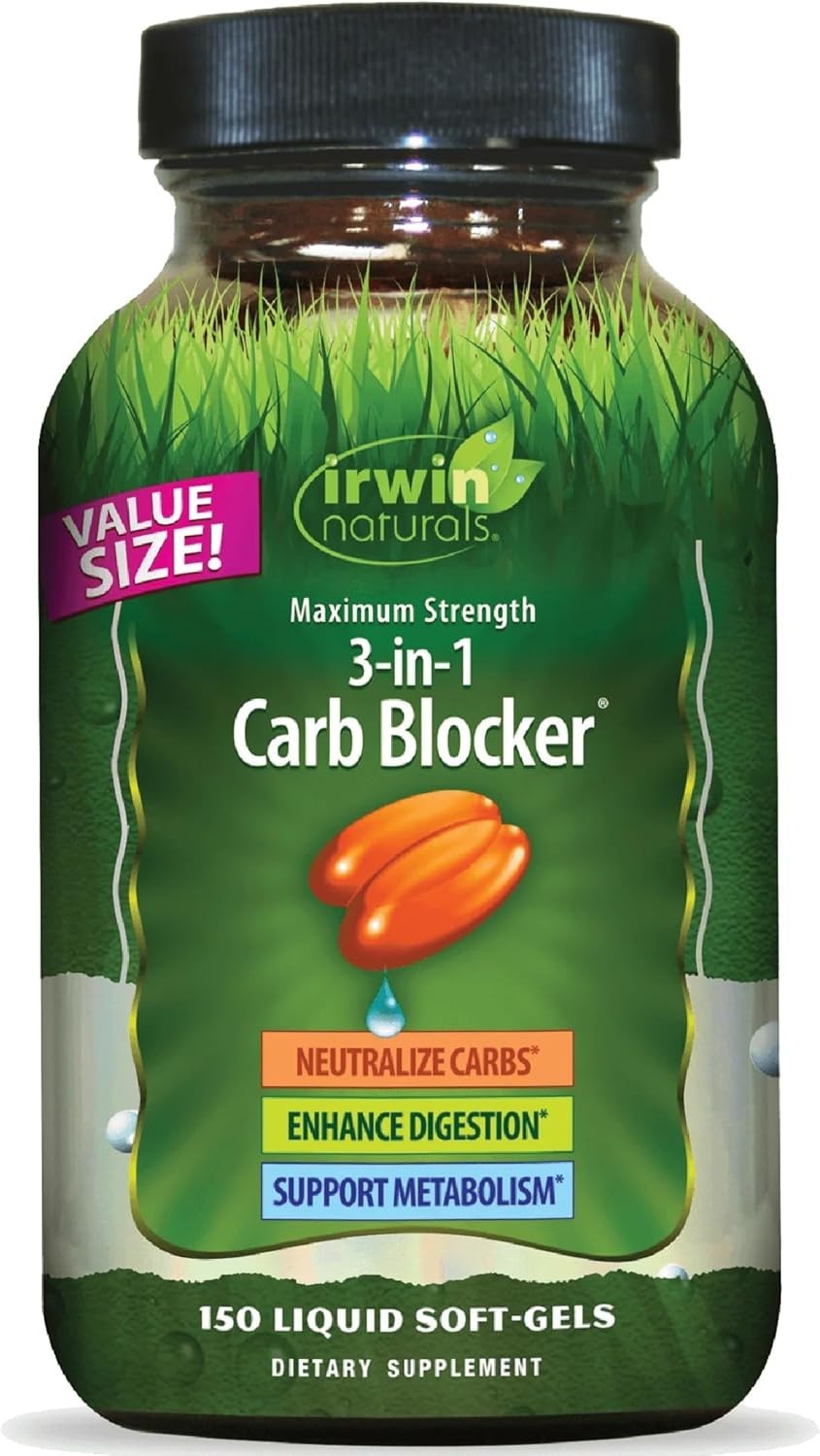 Maximum Strength 3-In-1 Carb Blocker – Neutralize Carbohydrates and Support Meta