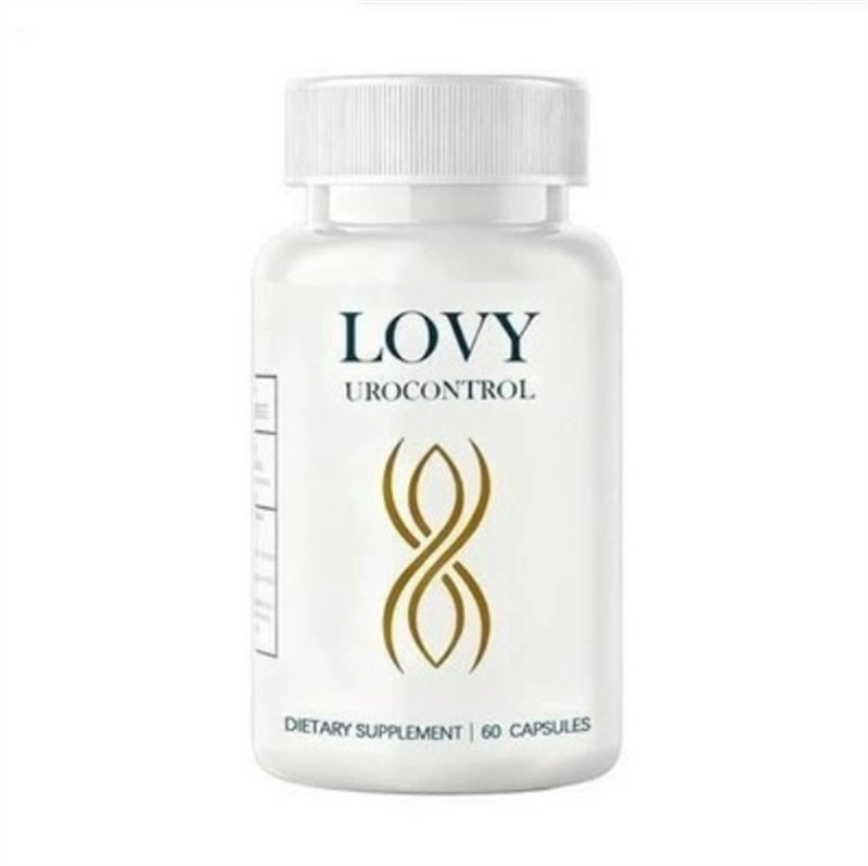 Lovy Urocontrol Capsules, Bladder Health Supplement, Non-GMO, Gluten Free, 60 ct