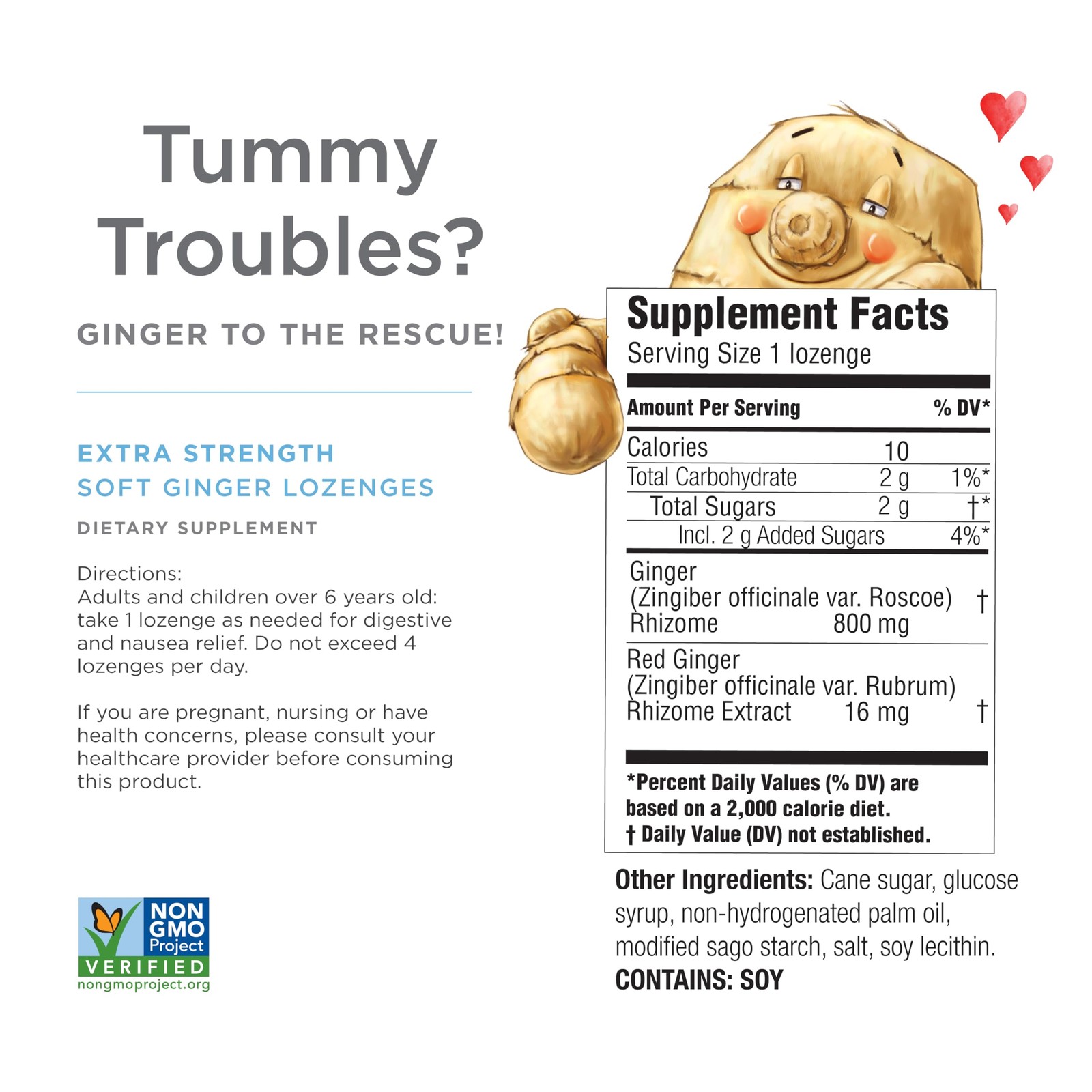 (Pack of 7) Ginger People Ginger Rescue Lzng Soft Ginger Lozenges 3 Oz