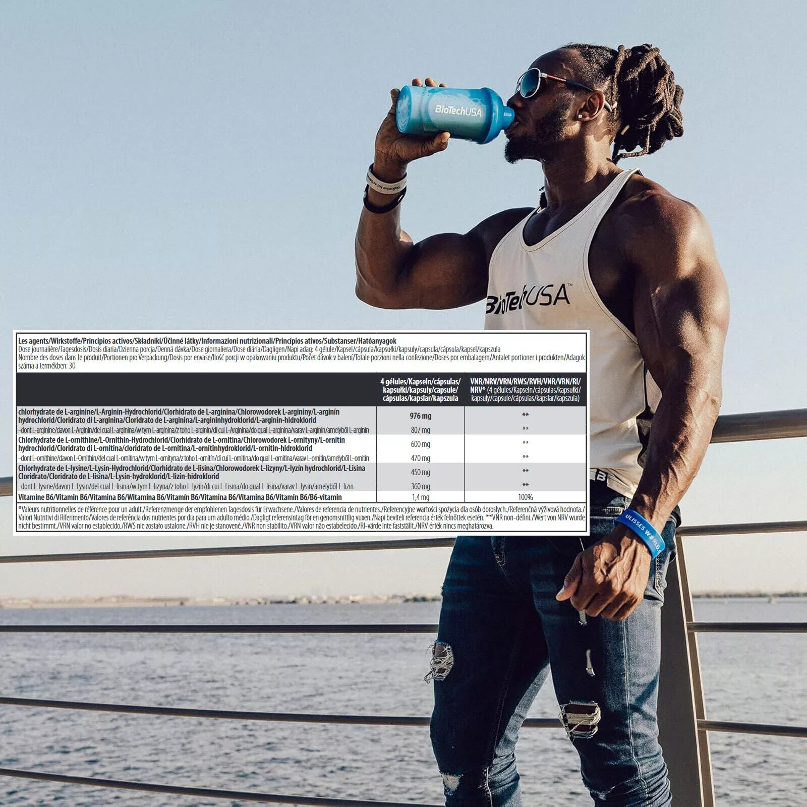 BIOTECH USA GH-120 Capsules – Lean Muscle Mass Build Support – Body Fat Loss
