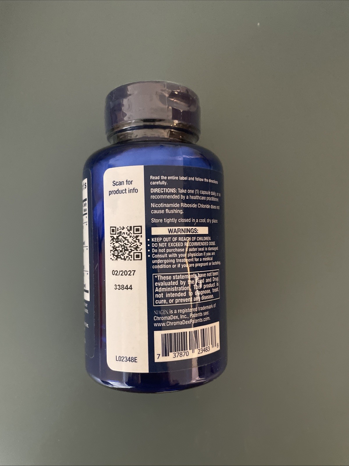 Life Extension Optimized NAD+ Cell Regenerator 30 VCaps Exp 02/2027