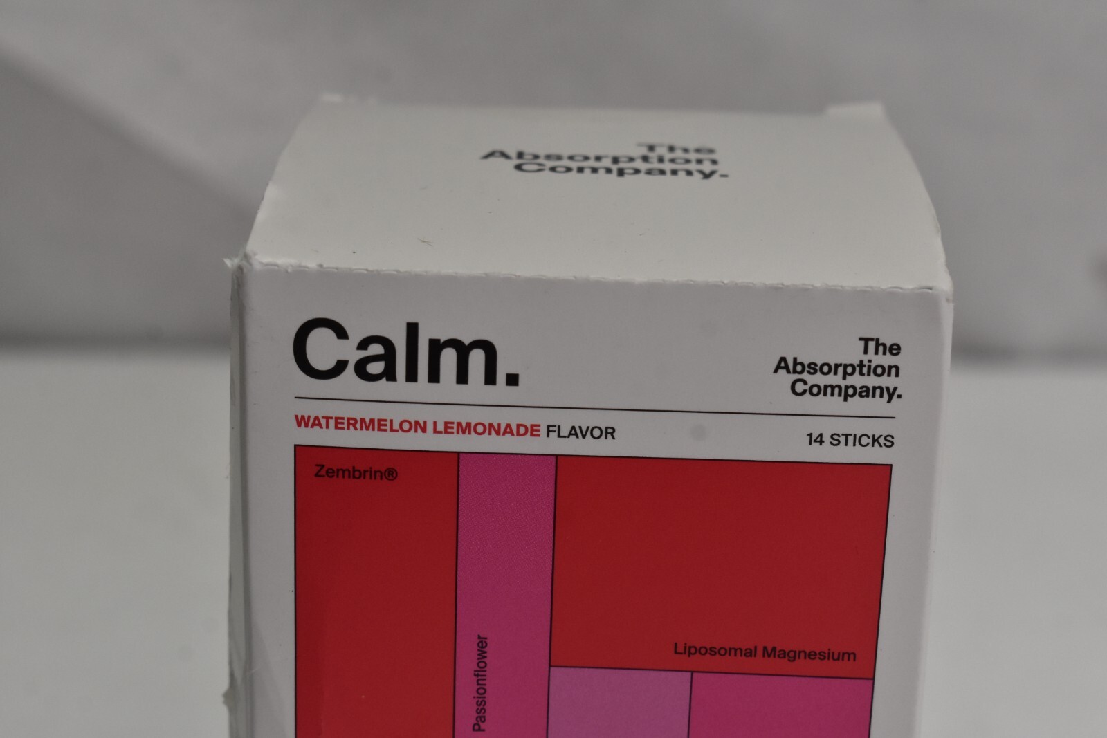 Calm Drink Mix Relaxation Aid with Magnesium Watermelon Lemonade Flavor 01/27