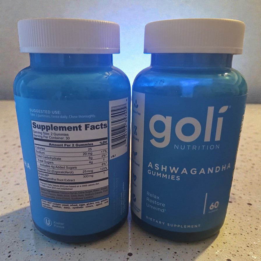 Goli Nutrition Ashwagandha 60 Gummies Exp: 10/2026
