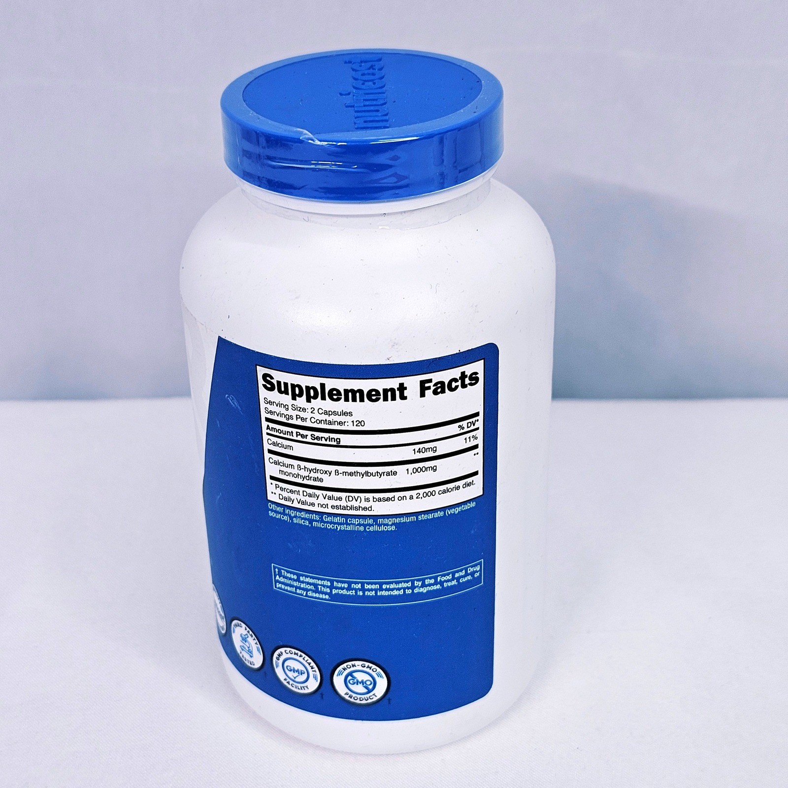 Nutricost HMB Performance 1000mg Calcium 240 Capsules Exp 08/2027 Muscle Supp NW