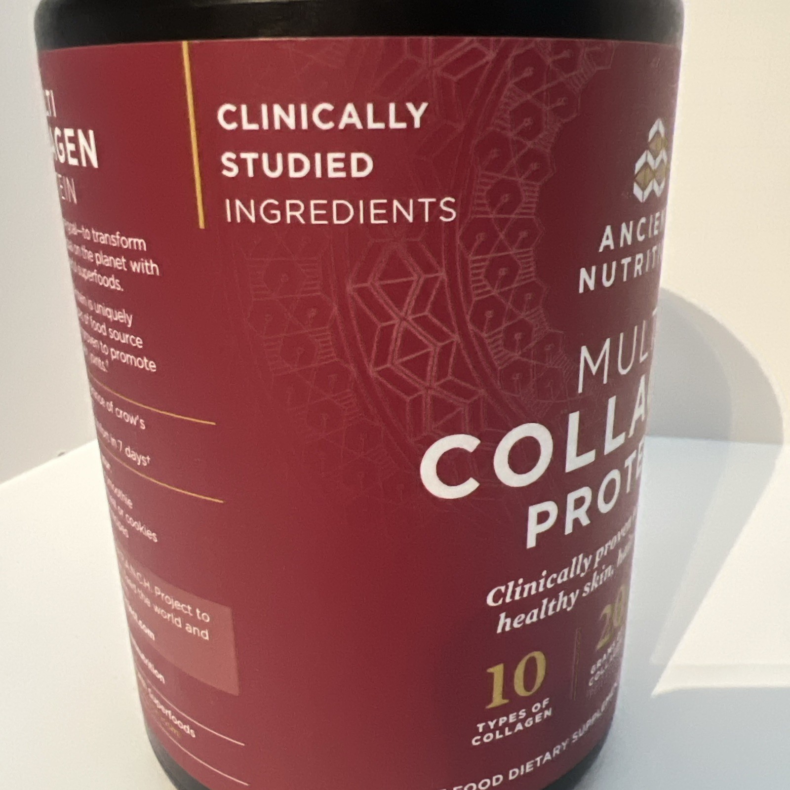 ANCIENT NUTRITION Multi Collagen Protein Powder 7.1 oz EXP 05/2028