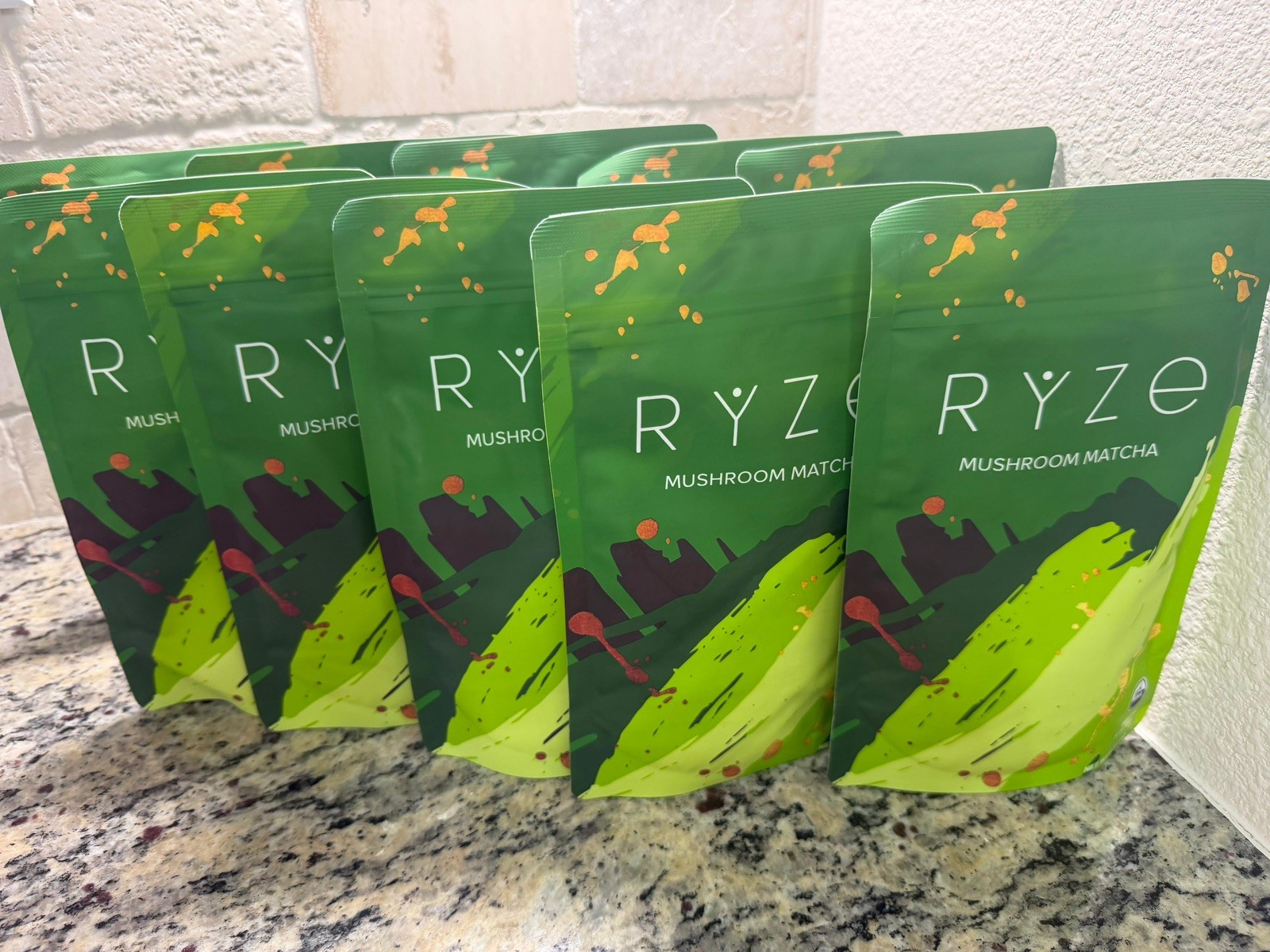 Ryze Organic Mushroom Matcha 10Pack – 30 Servings Sealed Exp 2028