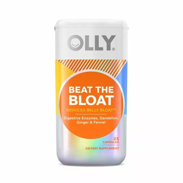 Olly Beat The Bloat Digestive Supplement 25 Capsules EXP 01/2026